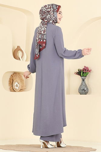 moda selvim Combined 2824SLK540 Gray - Thumbnail