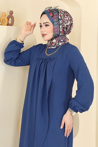 moda selvim Combined 2824SLK540 Indigo - Thumbnail