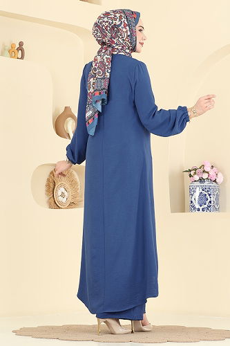 moda selvim Combined 2824SLK540 Indigo - Thumbnail