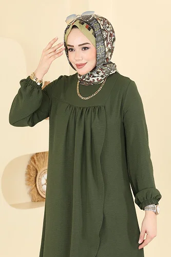 moda selvim Combined 2824SLK540 Khaki - Thumbnail