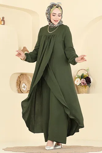 moda selvim Combined 2824SLK540 Khaki - Thumbnail