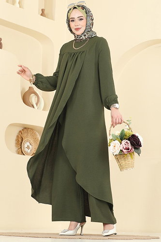 moda selvim Combined 2824SLK540 Light Khaki - Thumbnail