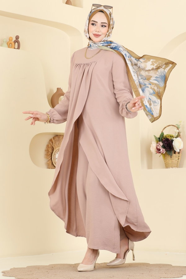 Modaselvim الاطقم طقم بيج 2824SLK540