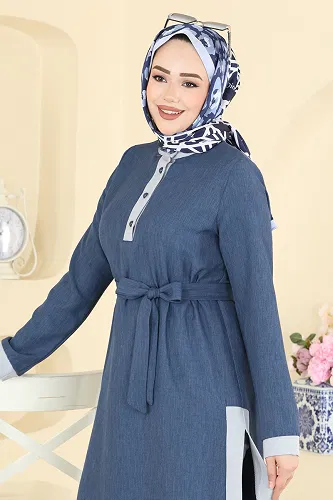 moda selvim Combined 2826SLK540 Indigo - Thumbnail