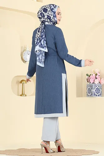 moda selvim Combined 2826SLK540 Indigo - Thumbnail