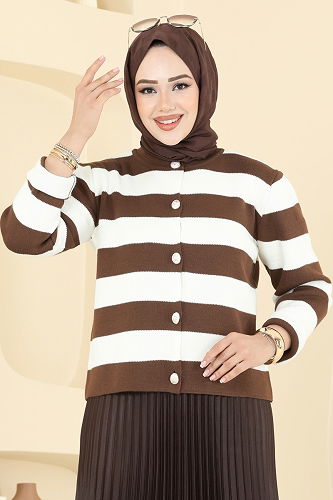 moda selvim طقم بني 2828MP806 - Thumbnail