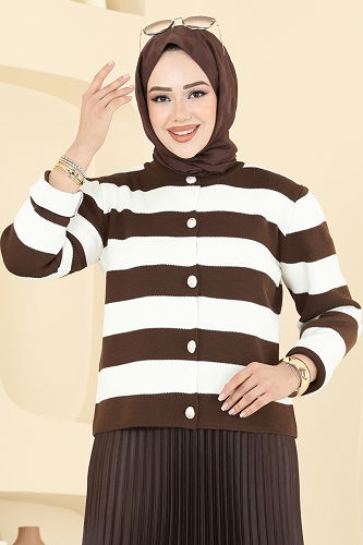 moda selvim طقم بني 2828MP806 - Thumbnail