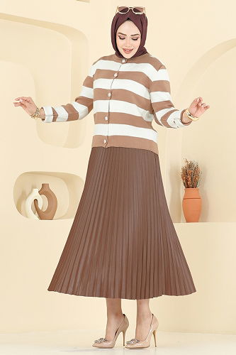 moda selvim Combined 2828MP806 Camel - Thumbnail