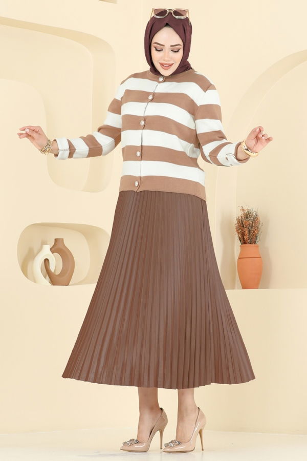 Modaselvim خصم صافٍ20%+20% في سلة التسوق طقم بيج 2828MP806