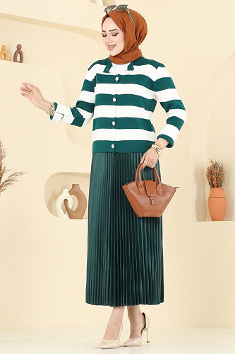 moda selvim طقم بترولي 2828MP806 - Thumbnail