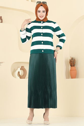 moda selvim طقم بترولي 2828MP806 - Thumbnail