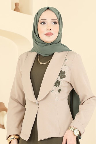 moda selvim Combined 2828SL432 Khaki&Stone - Thumbnail