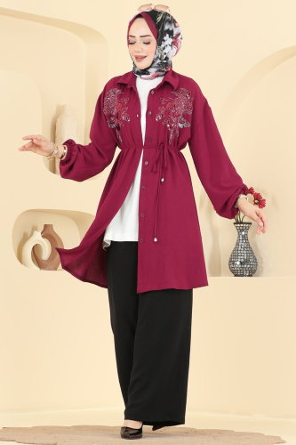 S.L.K. - Combined 2829SLK540 Burgundy & Black