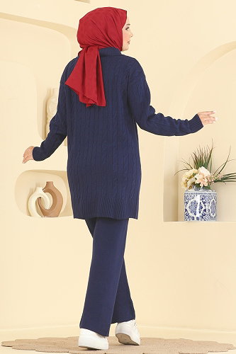 moda selvim Combined 2834AYD574 Navy Blue - Thumbnail