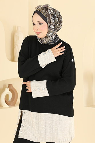 moda selvim Combined 2836AYD574 Black - Thumbnail