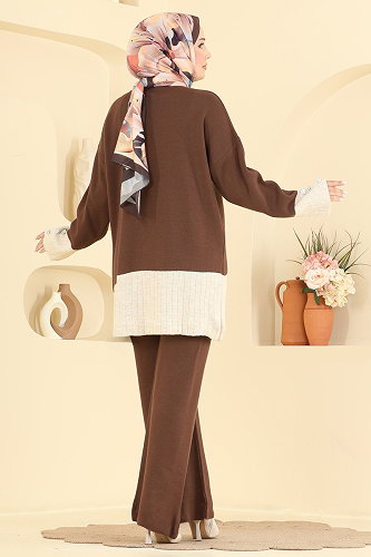 moda selvim Combined 2836AYD574 Brown - Thumbnail
