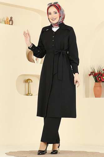 moda selvim Combined 2836SLK540 Black - Thumbnail