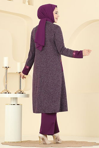 moda selvim Combined 2838ASMK1074 Damson - Thumbnail