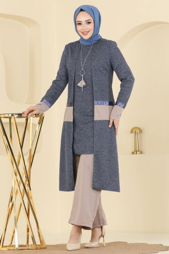 A.S.M.K. - Combined 2838ASMK1074 Indigo