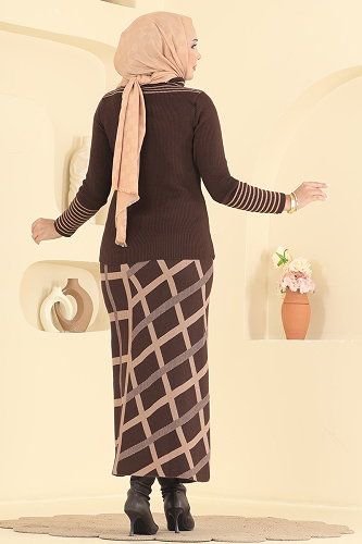 moda selvim Combined 2838AYD574 Brown - Thumbnail