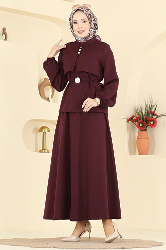 moda selvim Combined 2839SLK540 Damson - Thumbnail