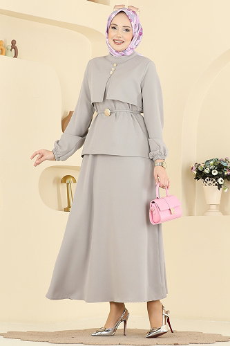 moda selvim Combined 2839SLK540 Gray - Thumbnail