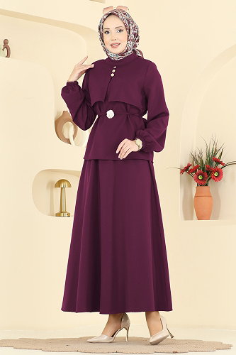 moda selvim Combined 2839SLK540 Light Damson - Thumbnail