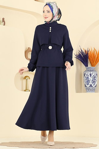 moda selvim Combined 2839SLK540 Navy Blue - Thumbnail