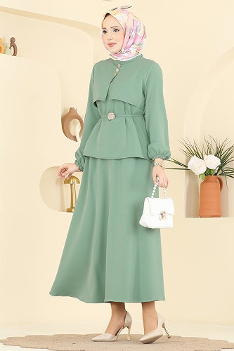 moda selvim Combined 2839SLK540 Water Green - Thumbnail