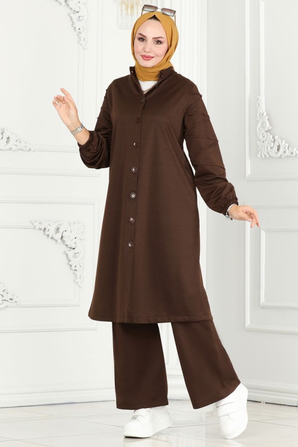 Modaselvim Hijab Combinations COMBINED 283DVL817 Brown