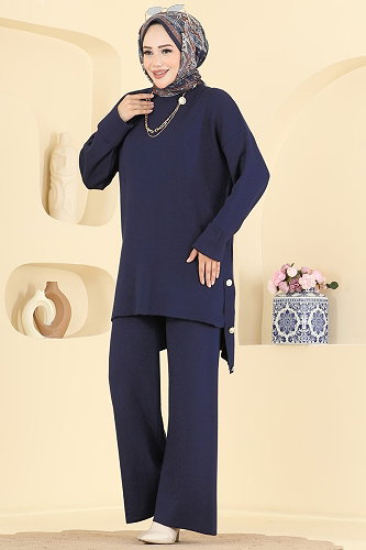 moda selvim Combined 2840AYD574 Navy Blue - Thumbnail