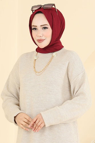 moda selvim طقم بيج 2840AYD574 - Thumbnail
