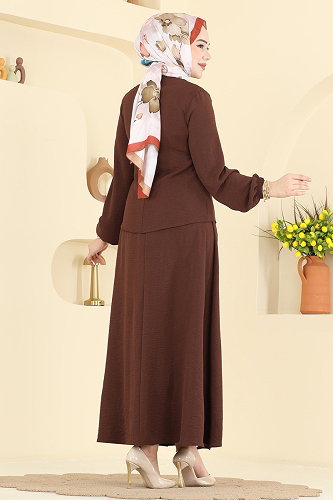 moda selvim Combined 2844SLK540 Brown - Thumbnail