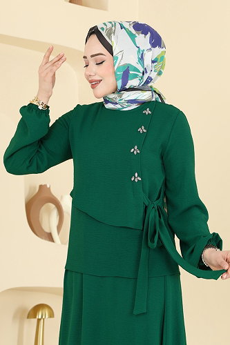 moda selvim Combined 2844SLK540 Emerald - Thumbnail