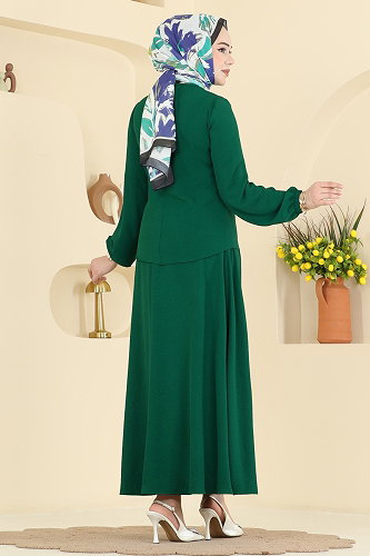 moda selvim طقم زيتي 2844SLK540 - Thumbnail