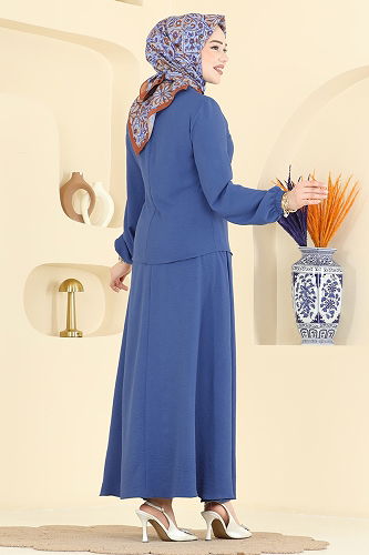 moda selvim Combined 2844SLK540 Indigo - Thumbnail