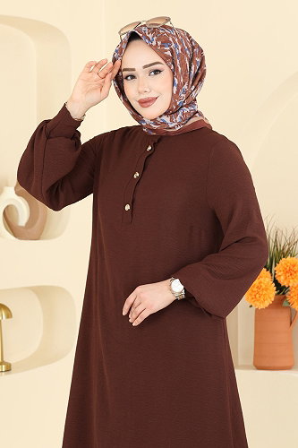 moda selvim طقم بني 2845SLK540 - Thumbnail