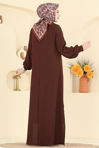 moda selvim طقم بني 2845SLK540 - Thumbnail