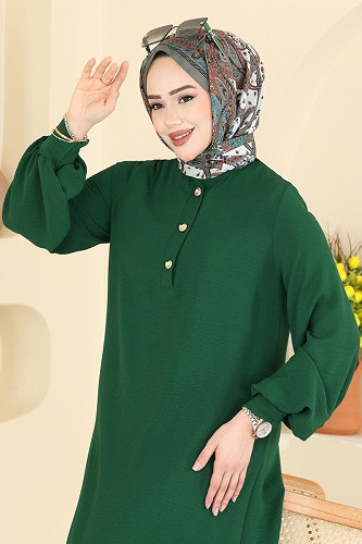 moda selvim طقم زيتي 2845SLK540 - Thumbnail