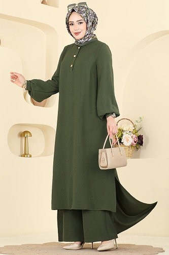 moda selvim Combined 2845SLK540 Khaki - Thumbnail