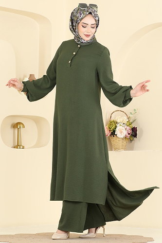 moda selvim Combined 2845SLK540 Khaki - Thumbnail