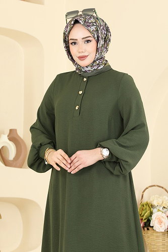 moda selvim طقم اخضر عفني 2845SLK540 - Thumbnail