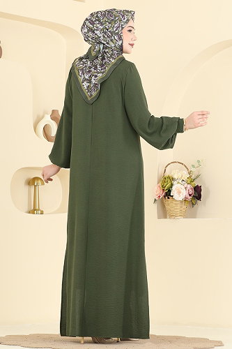 moda selvim طقم اخضر عفني 2845SLK540 - Thumbnail