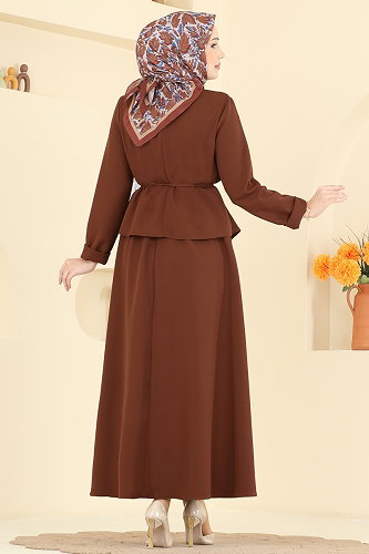 moda selvim طقم عسلي 2848SLK540 - Thumbnail