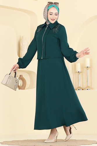 moda selvim طقم بترولي 2849SLK540 - Thumbnail