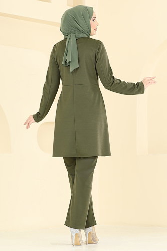 moda selvim Combined 2852ASMK1074 Khaki - Thumbnail
