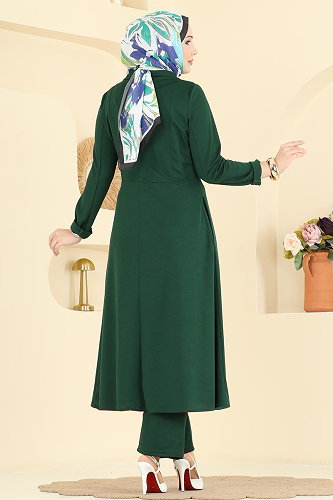 moda selvim طقم زيتي 2853SL432 - Thumbnail