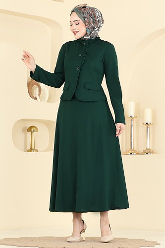 moda selvim Combined 2857SL432 Emerald - Thumbnail