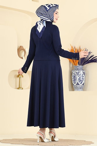 moda selvim Combined 2857SL432 Navy Blue - Thumbnail