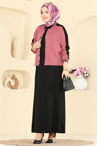 S.L. - Combined 2858SL432 Dark Rose Dry & Black